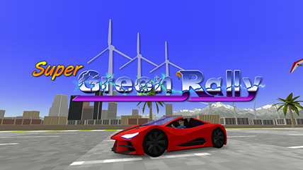 Super Green Rally is a modern adaptation of the 8-bit/16-bit retro racing games of the 80s and 90s